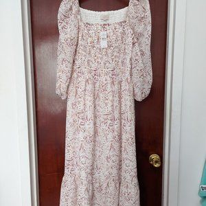 NWT! LOFT Outlet Peasant Dress